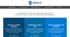 Desktop Screenshot of branchenvironmental.com